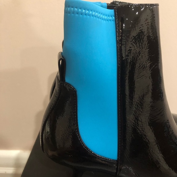 Caverley Black Patent Leather Booties - Picture 3 of 8
